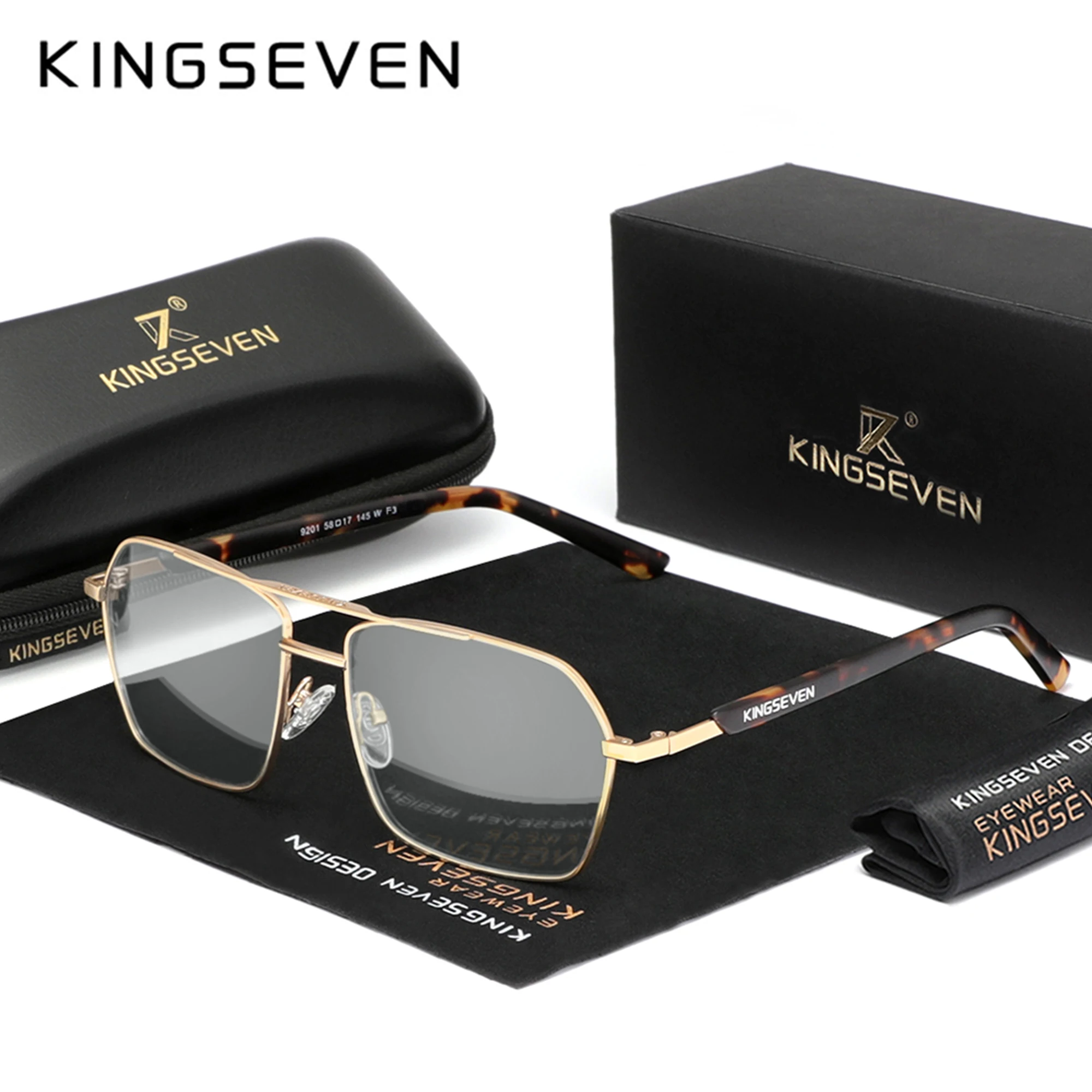Gaming Glasses Blue - KINGSEVEN クラシックブルーライトカットメガネ 男女兼用 スマホ・パソコン用 保護メガネ 作業用アイウェア