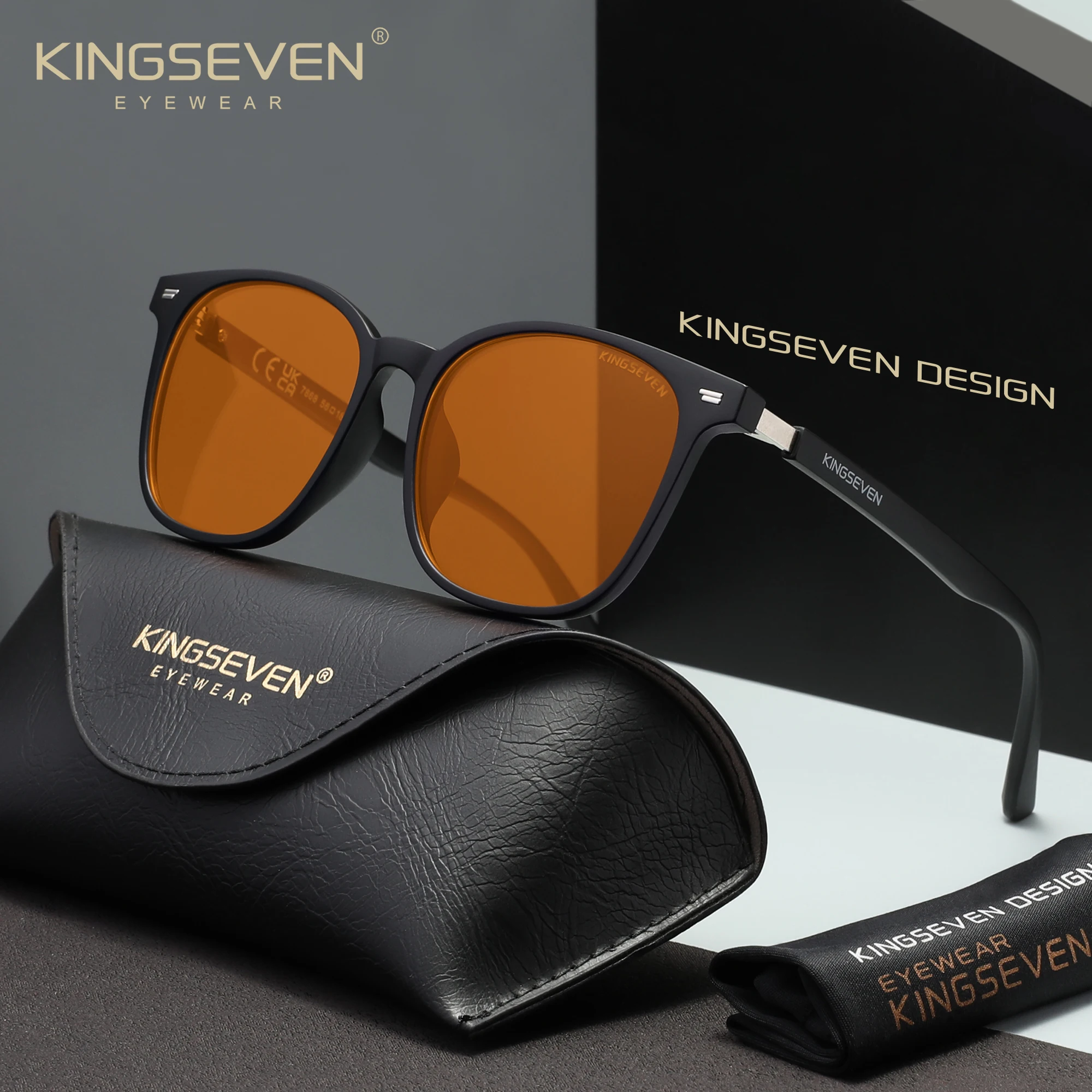Gaming Glasses Blue - KINGSEVEN レトロブルーブロッキングメガネ男性/女性電話コンピュータ抗ブルーレイ眼鏡 Daliy 使用眼鏡