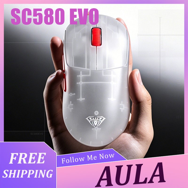 Esports Gaming Mice - AULA SC580 EVO マウス 軽量ワイヤレス トライモードマウス