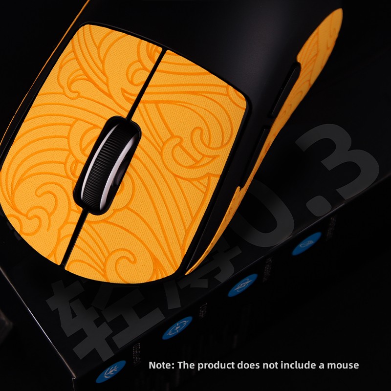 Mouse Gaming Esports - Esports Tiger ゲーミングマウスグリップテープ マウススキンサイドステッカー 耐汗性 Logitech