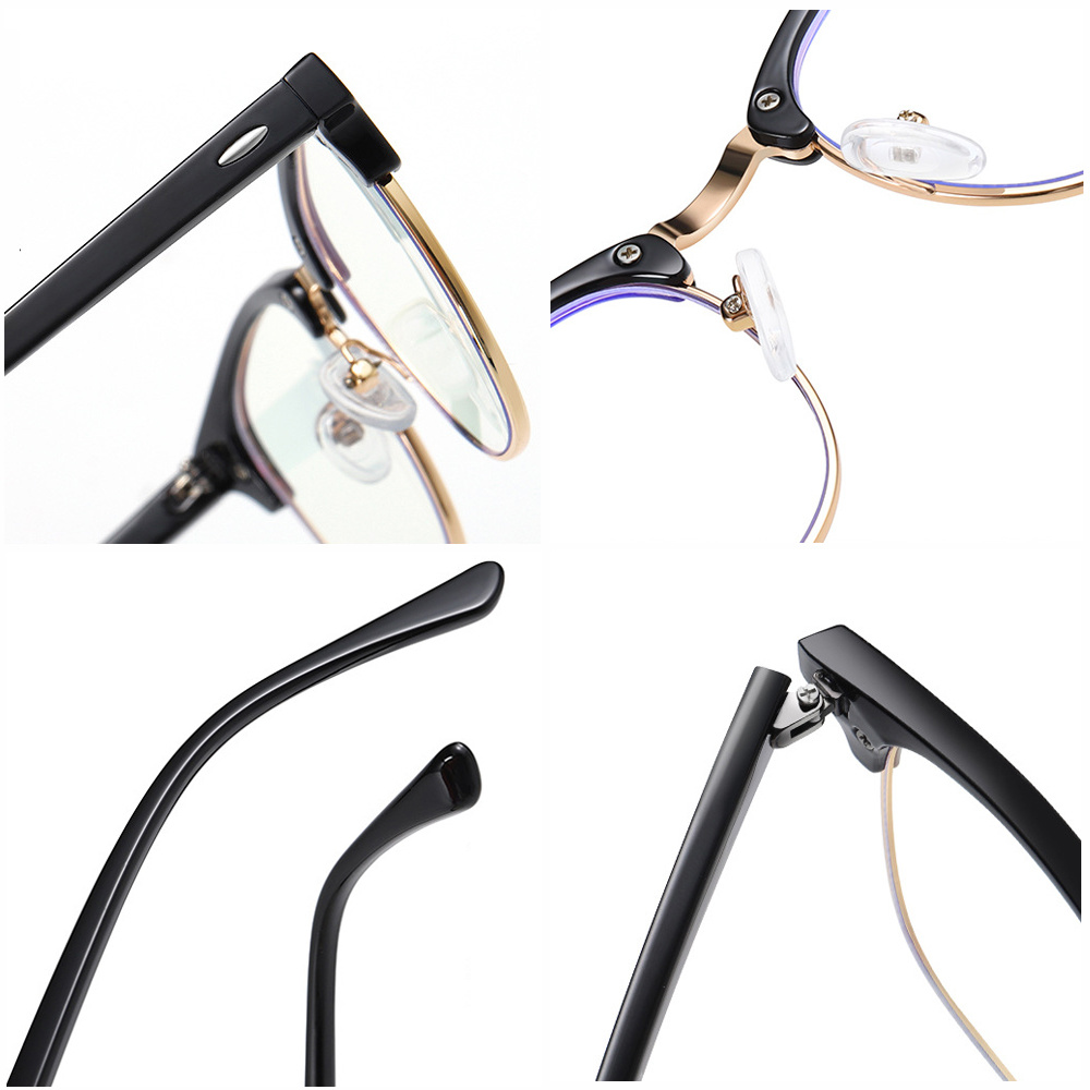 男性と女性のためのクラシックなスクエア老眼鏡,青色光フィルタ - Gaming Glasses Blue のレビューと価格