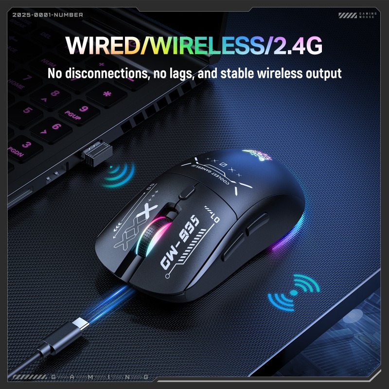 ONIKUMA CW935 ワイヤレスゲーミングマウス トリ - Esports Essential Gaming Pc のレビューと価格