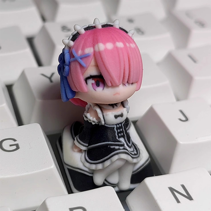 再アニメガールキーキャップメカニカルキーボードクロススイッチ - Esports Essential Gaming Pc のレビューと価格