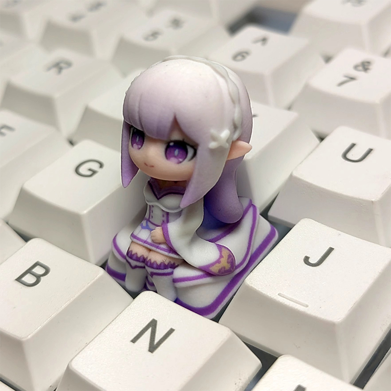 再アニメガールキーキャップメカニカルキーボードクロススイッチ - Esports Essential Gaming Pc のレビューと価格