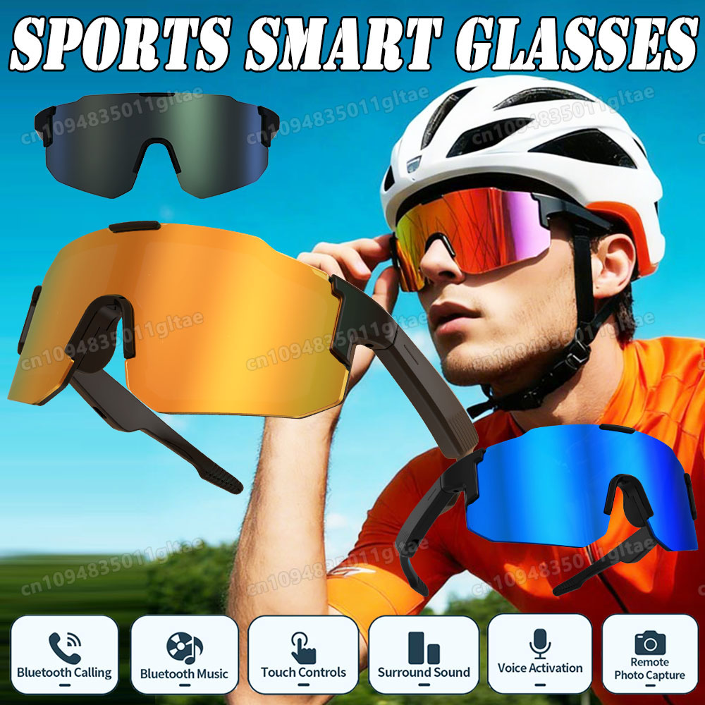 サイクリングスマートグラスカメラ Bluetooth 通話手 - Gaming Glasses Blue のレビューと価格
