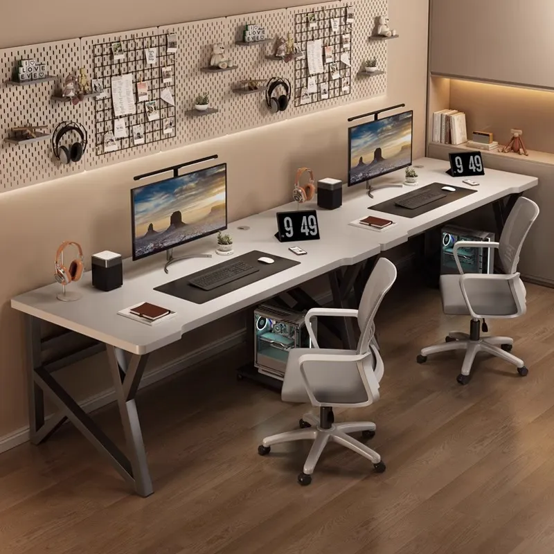 コンピューターデスク用 ダブルEスポーツテーブル ホームベッ - Esports Gaming Station Desk のレビューと価格