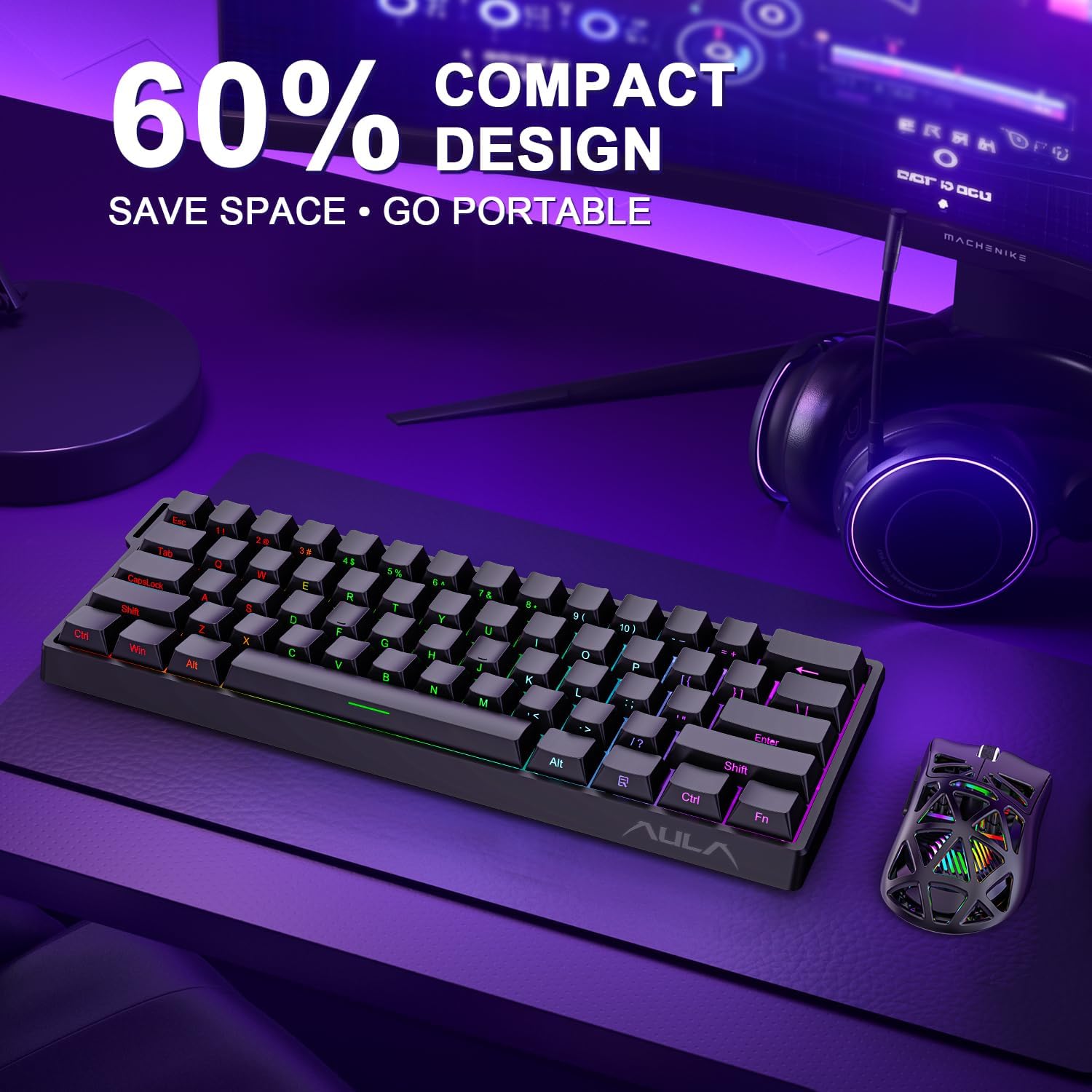 AULA WIN60 WIN68 HE 磁気有線キーボード  - Esports Essential Gaming Pc のレビューと価格